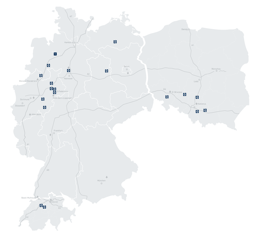 Locations worldwide